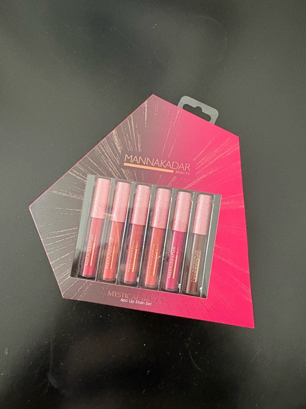 Manna Kadar 6pc Lip Stain Set - Mixed Pink & Rose Tones